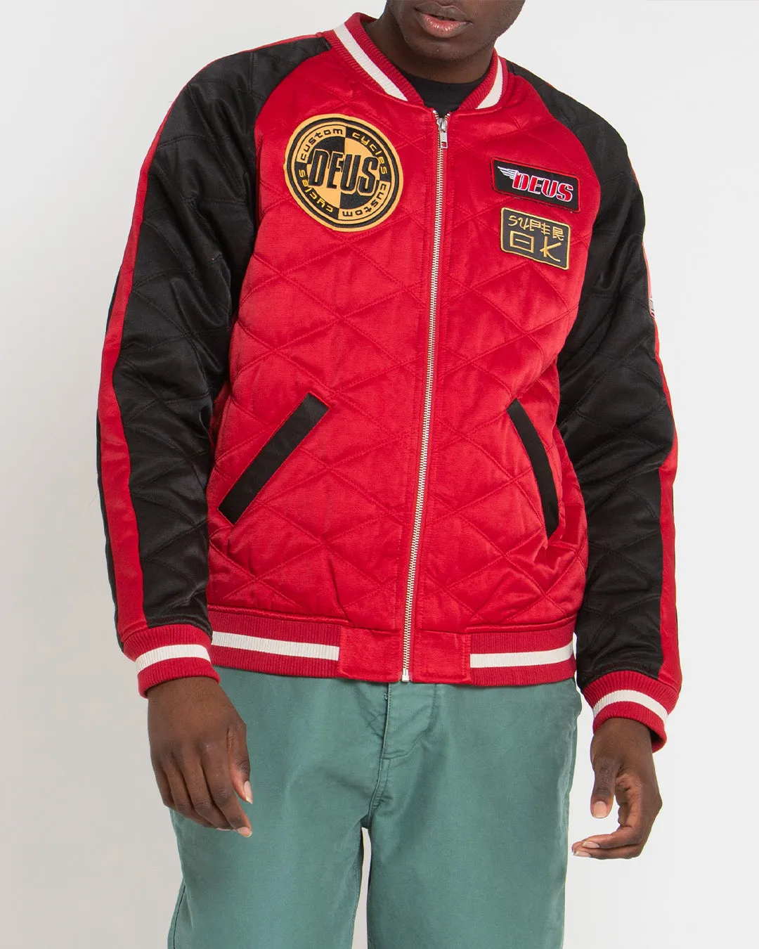 SUPPORTERS JACKET - RED/BLACK