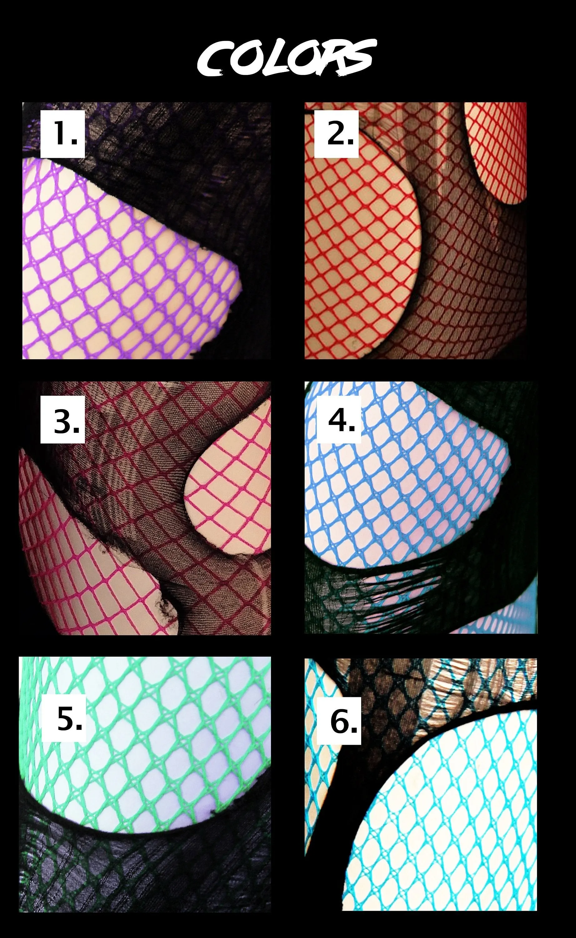 Tattered fishnet tights | Black on Black