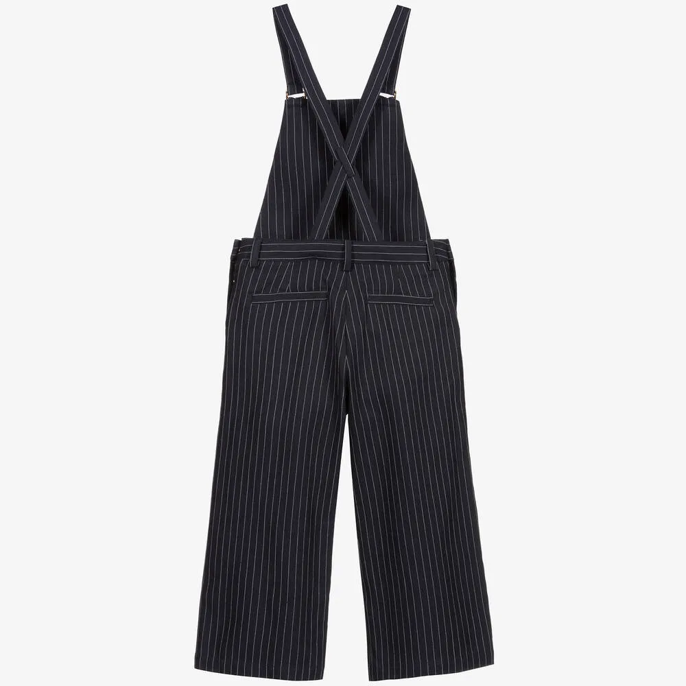 Teen Blue Cropped Dungarees