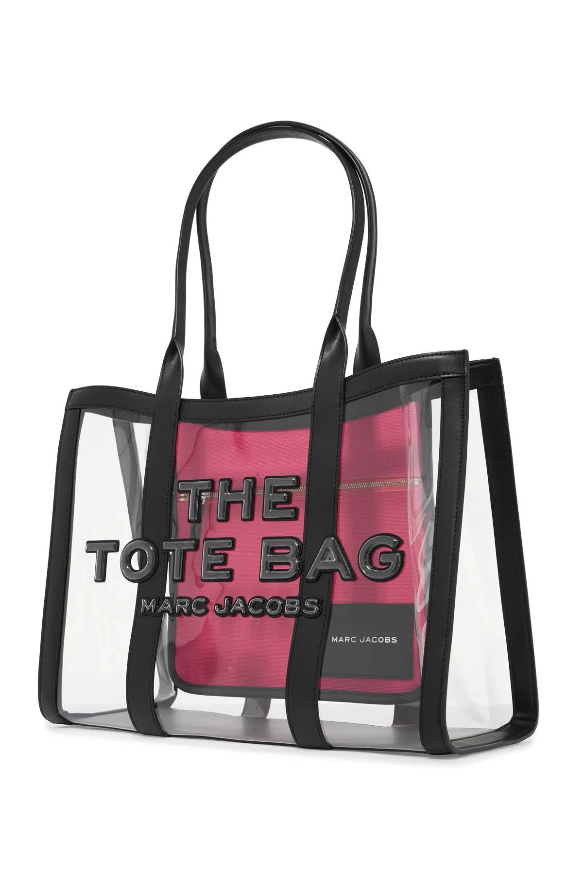 the clear large tote bag - b 2P4HTT045H03 BLACK