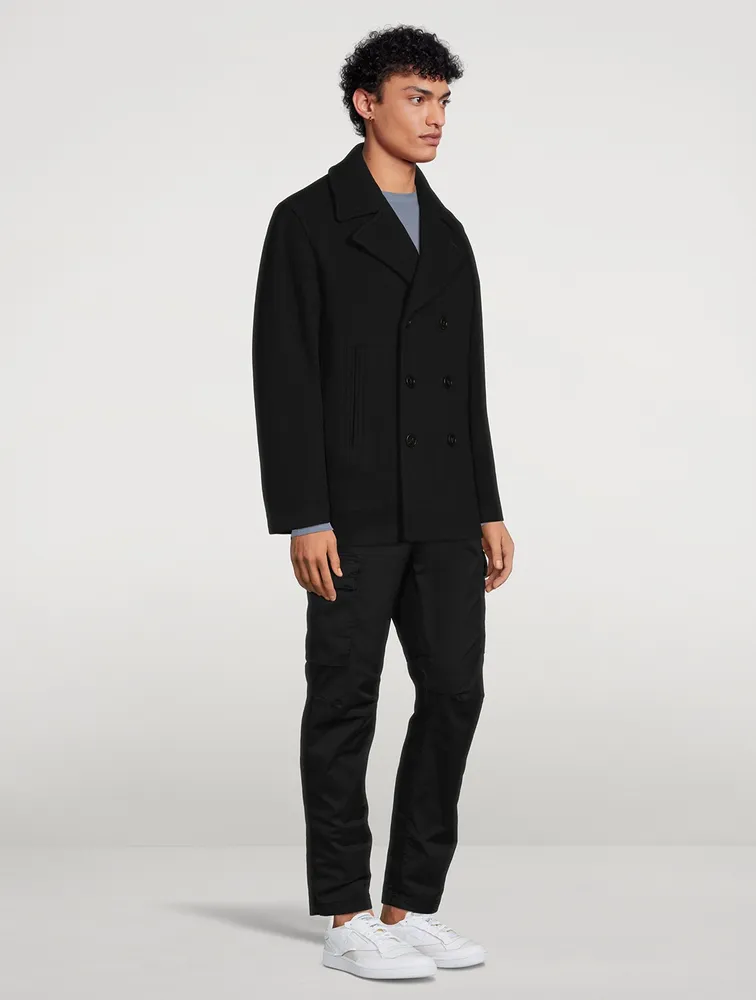 THEORY Wool-Blend Peacoat