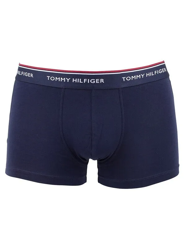 Tommy Hilfiger 3 Pack Premium Essentials Trunks - Peacoat