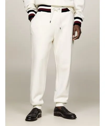 Tommy Hilfiger Men's Textured Crest Logo Sweatpant