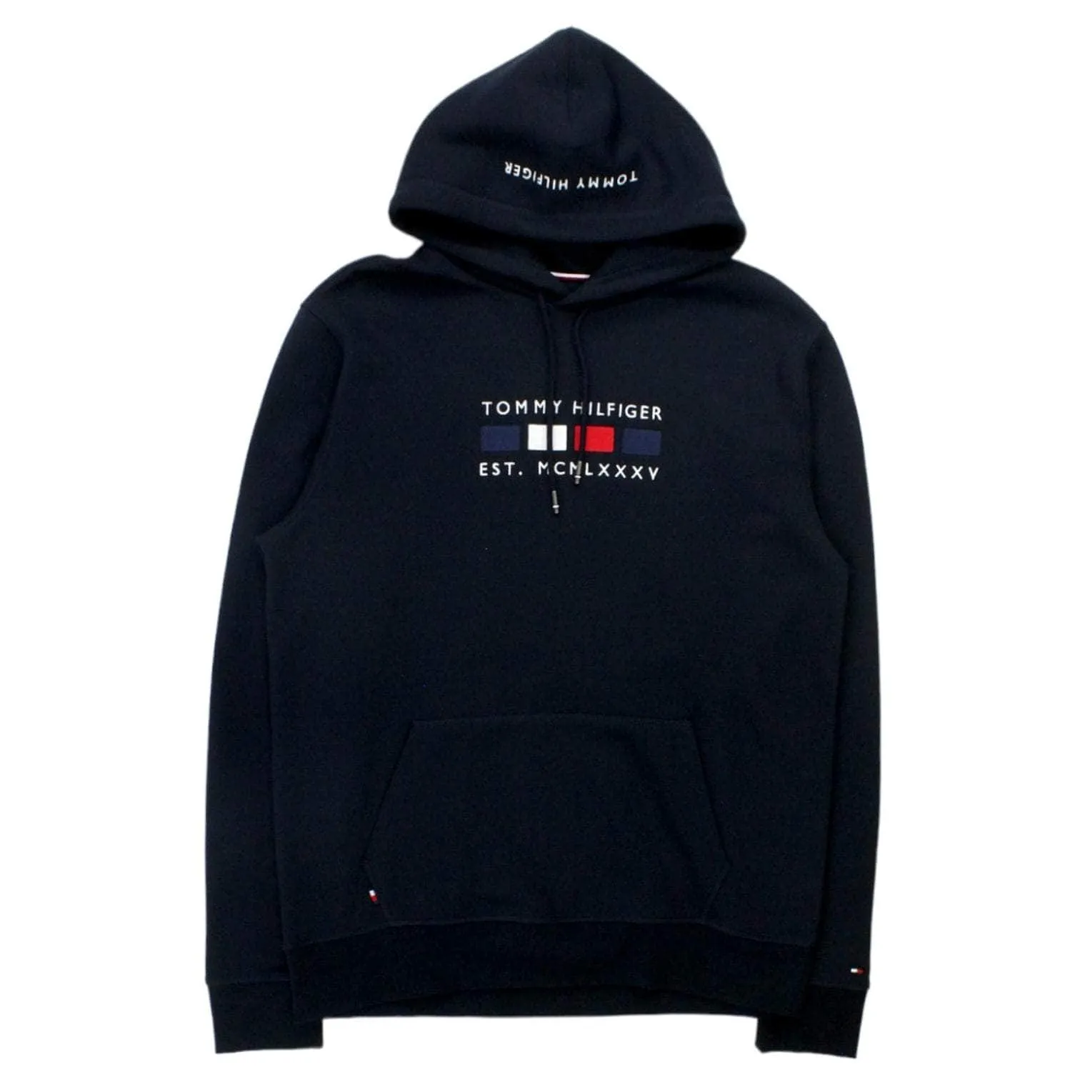 Tommy Hilfiger Navy Flag Logo Hoodie