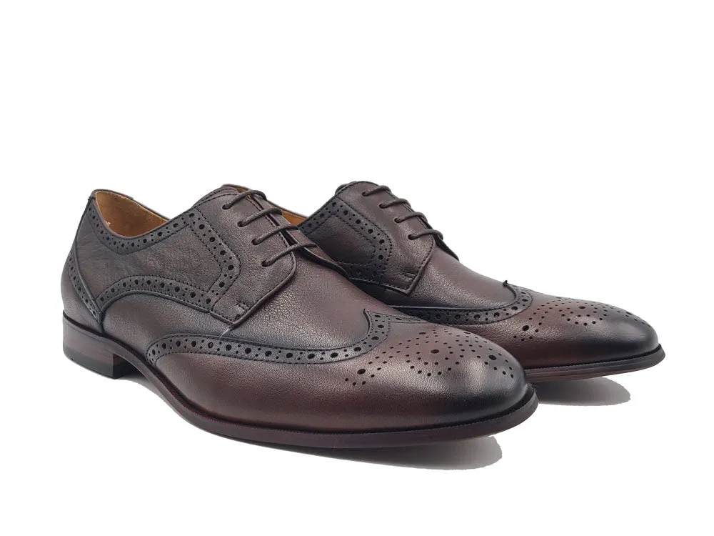 Tumbled Leather Flex Sole Blucher Oxford.