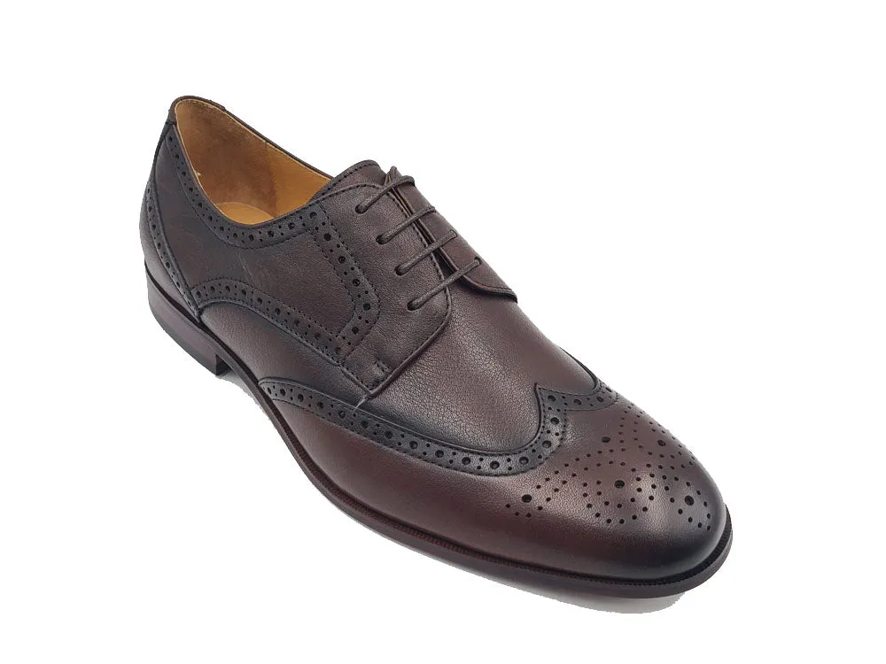 Tumbled Leather Flex Sole Blucher Oxford.