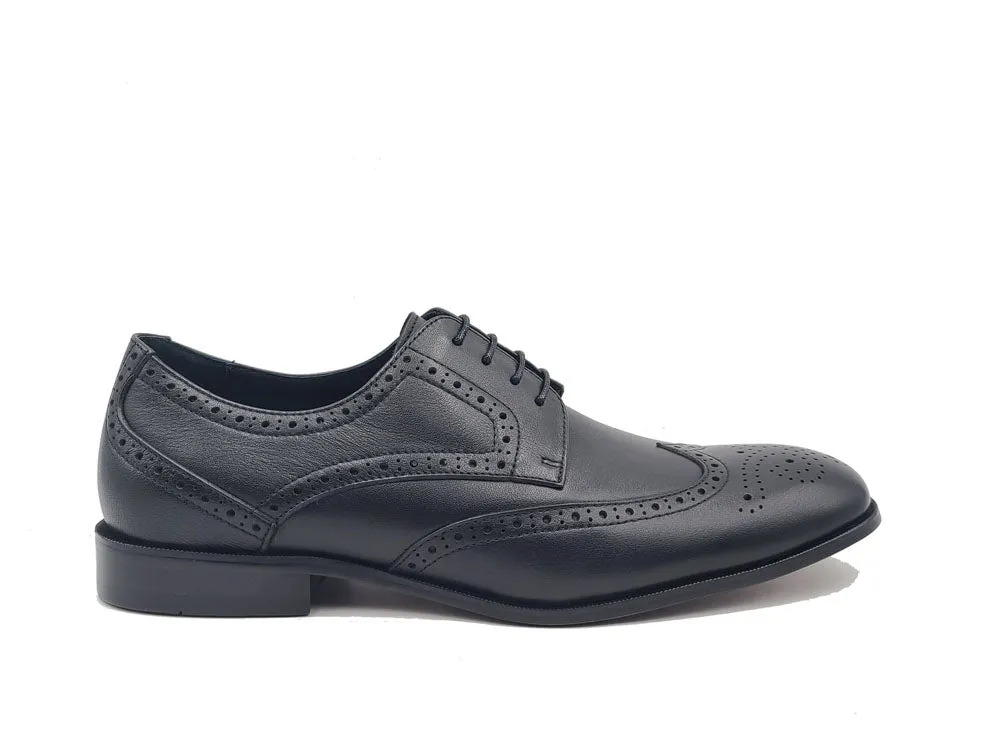 Tumbled Leather Flex Sole Blucher Oxford.