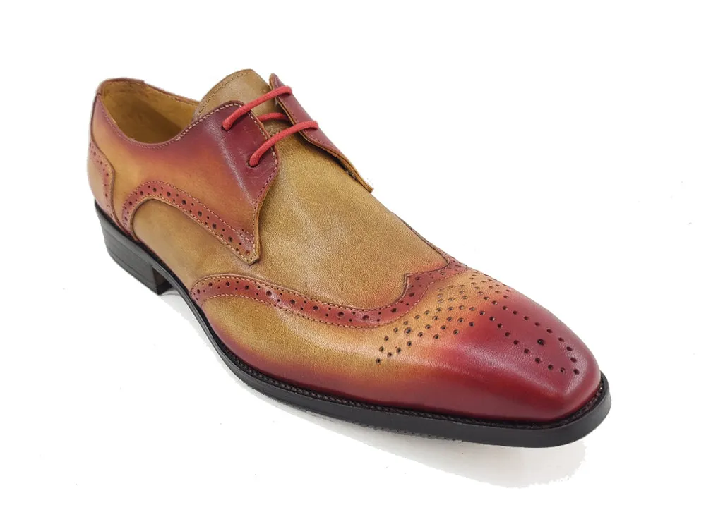 Two Tone Wingtip Blucher Oxford Shoes