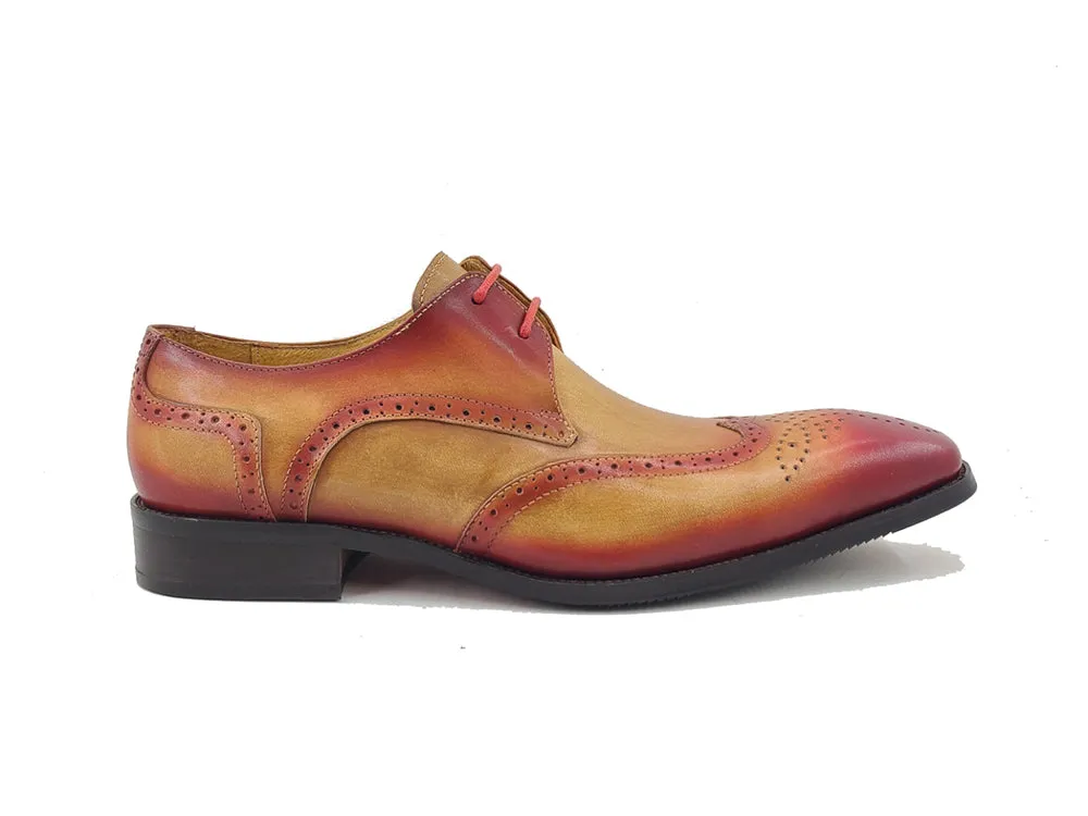 Two Tone Wingtip Blucher Oxford Shoes