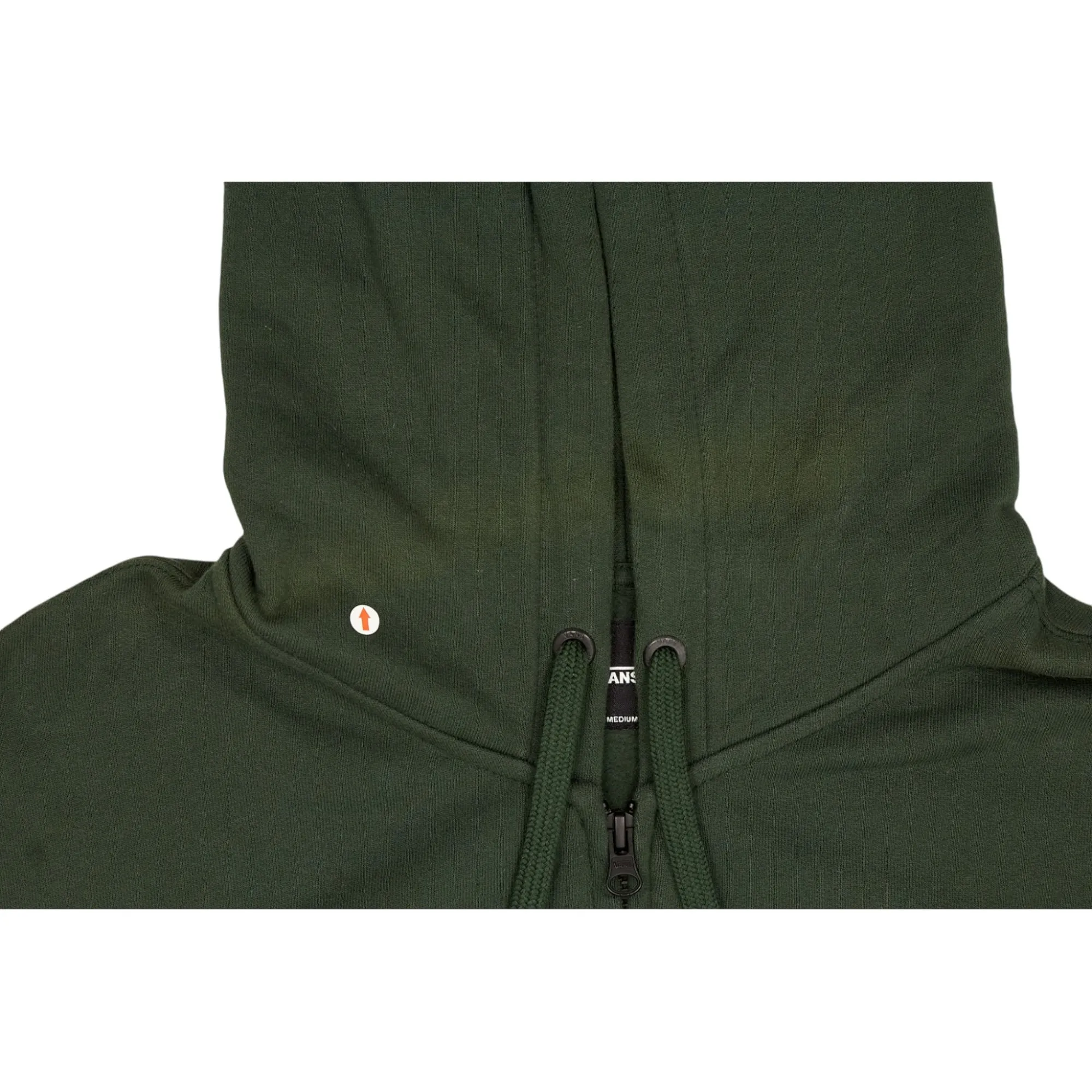 Vans Green Hoodie with Tree Graphic