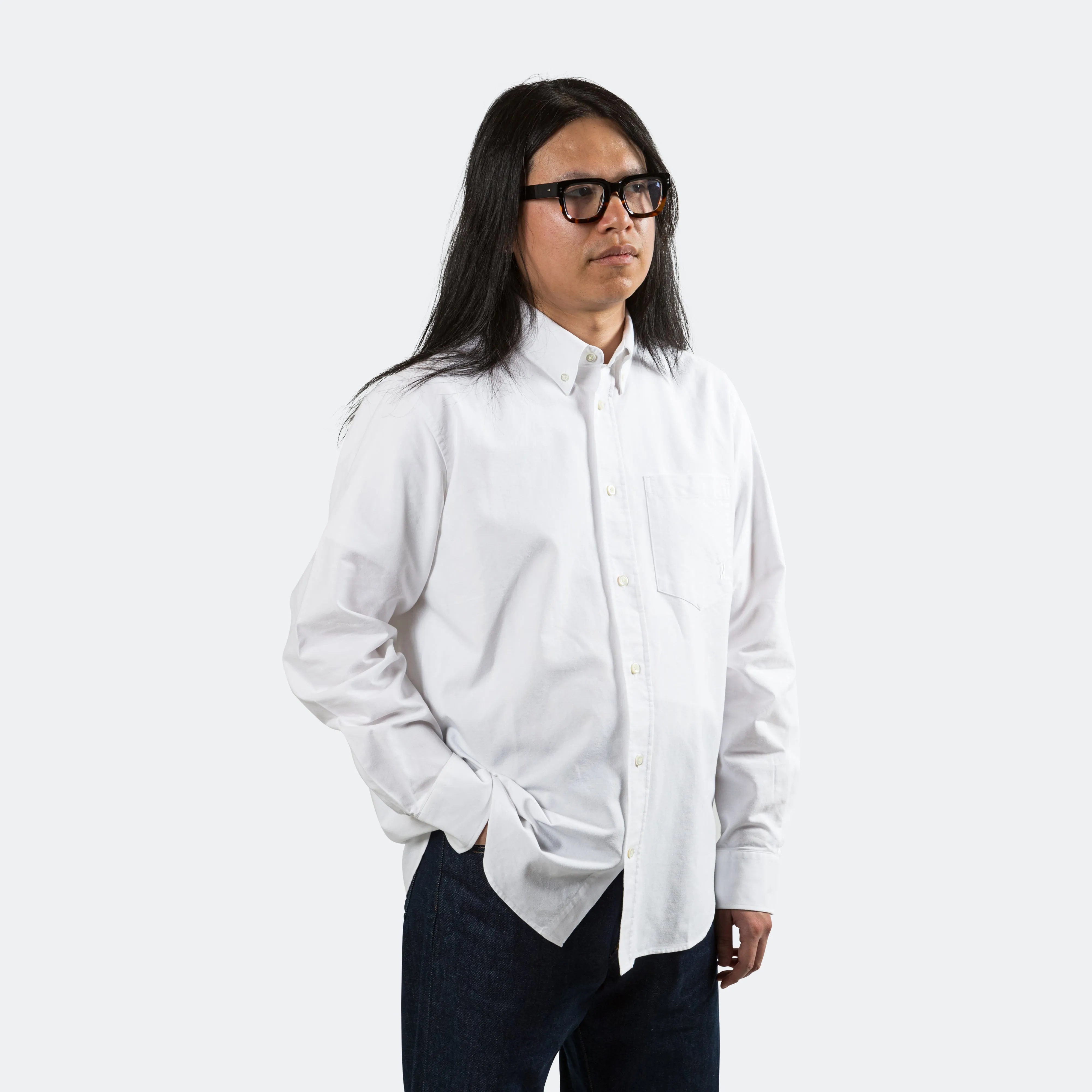 White Algot Oxford Monogram