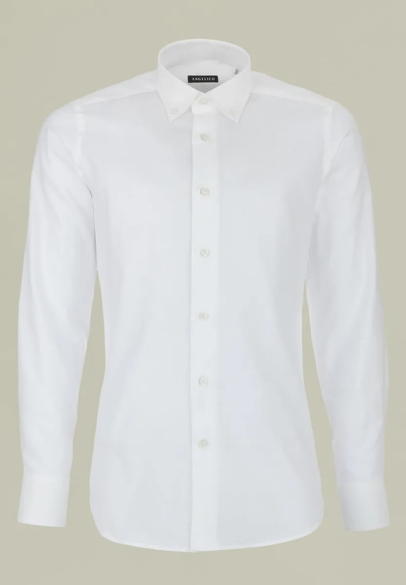 White Oxford BD shirt with pocket.