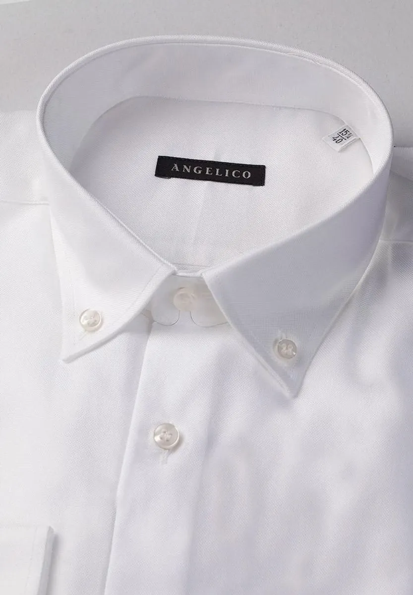 White Oxford BD shirt with pocket.