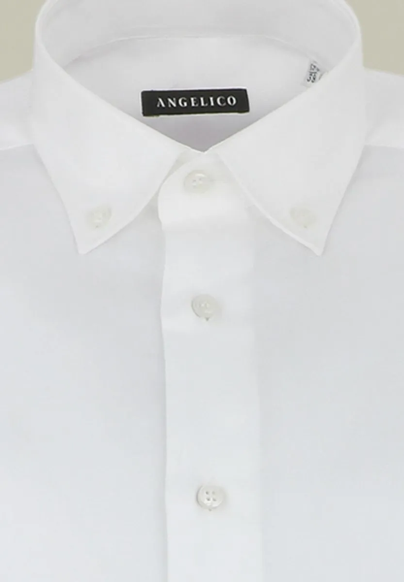 White Oxford BD slim shirt