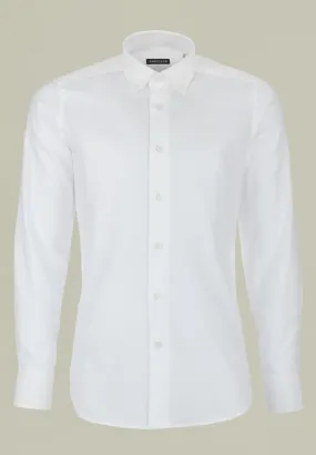 White Oxford BD slim shirt