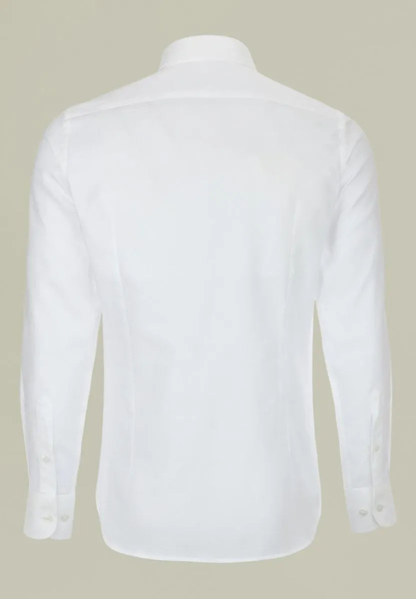 White Oxford BD slim shirt