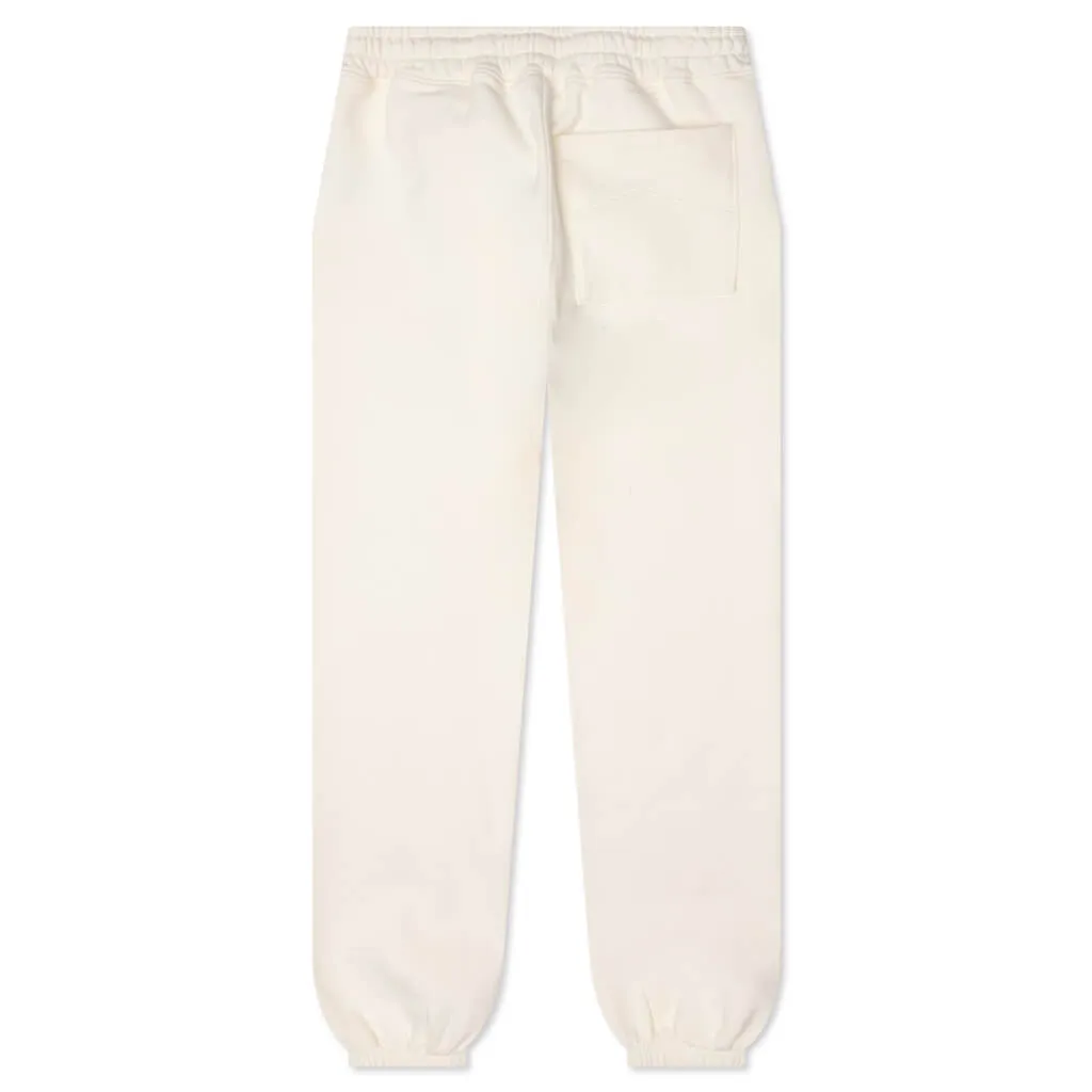 white vintage sweatpants