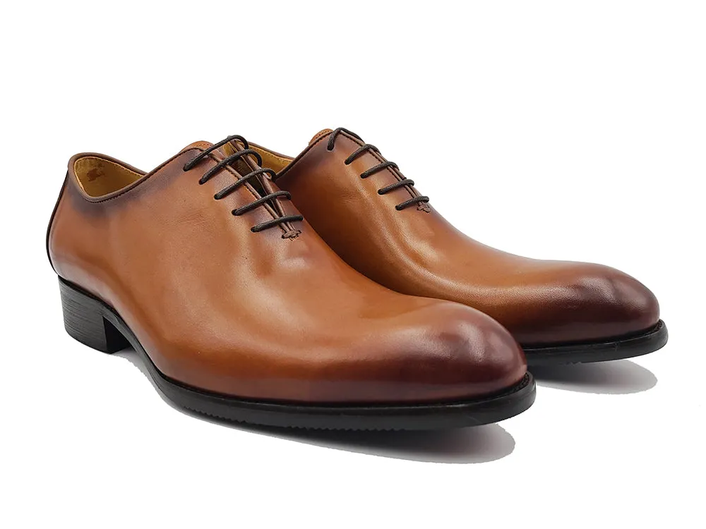 Whole Cut Calfskin Lace-up Oxford Shoes