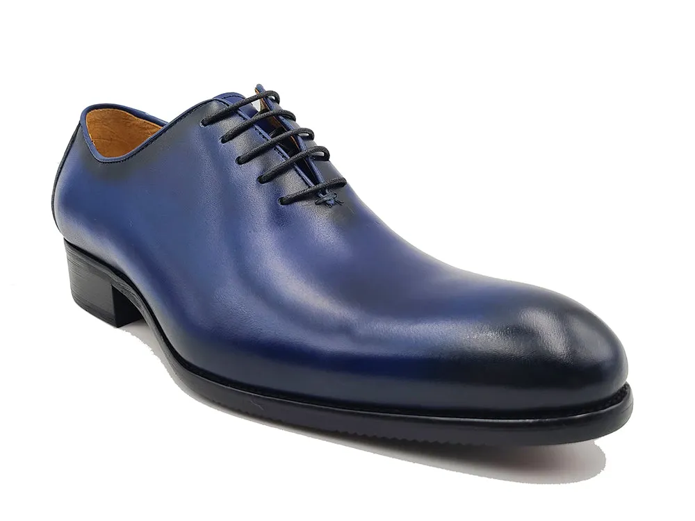 Whole Cut Calfskin Lace-up Oxford Shoes