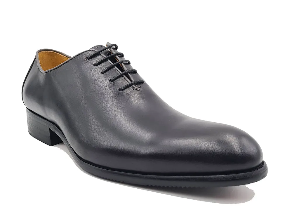 Whole Cut Calfskin Lace-up Oxford Shoes