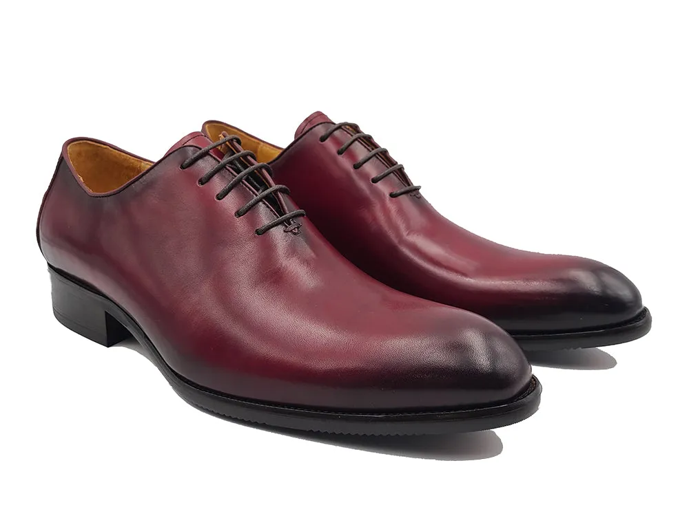 Whole Cut Calfskin Lace-up Oxford Shoes