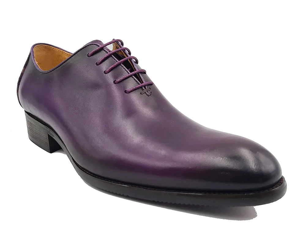 Whole Cut Calfskin Lace-up Oxford Shoes