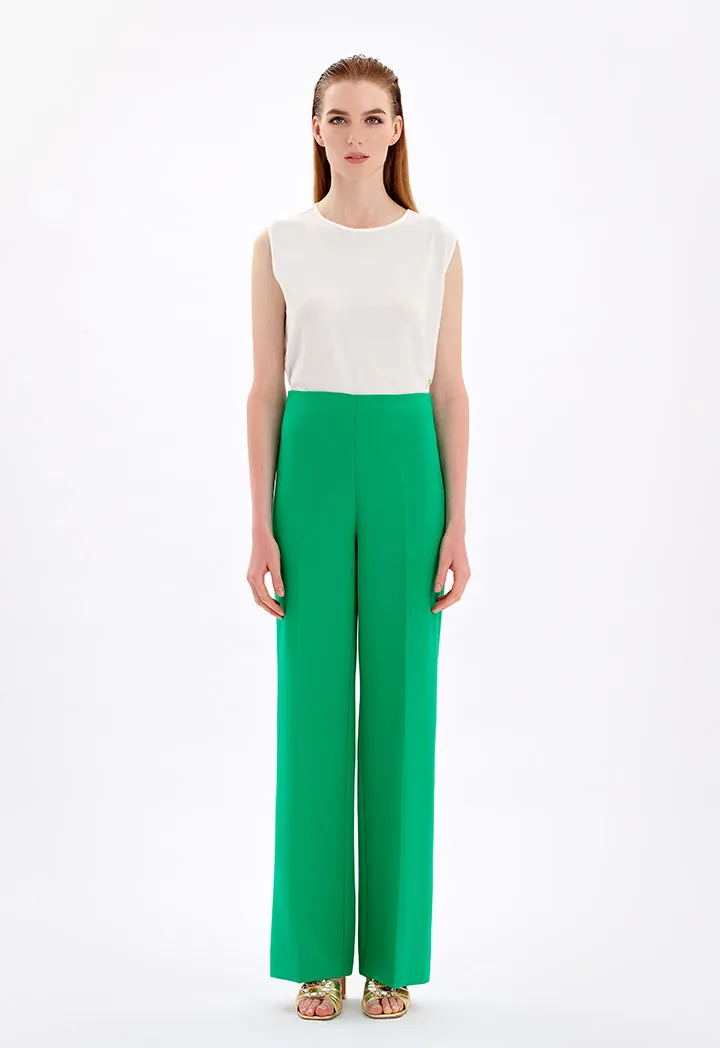 Wide Leg High Waist Trousers