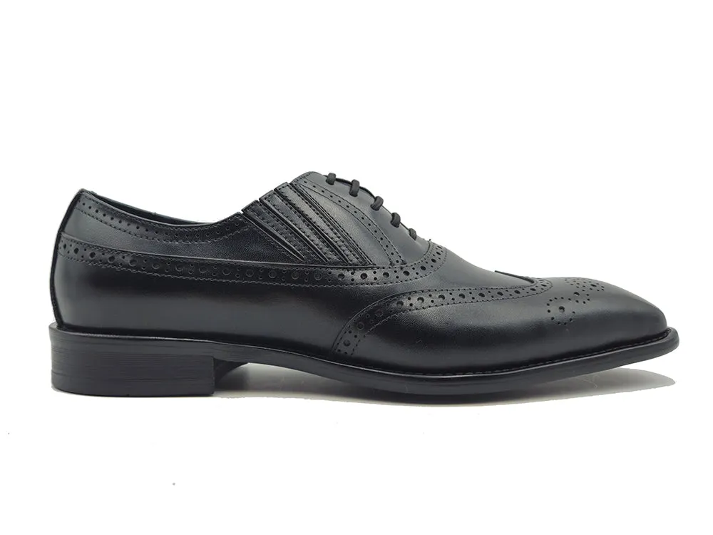 Wingtip Slip-on Dress Shoes