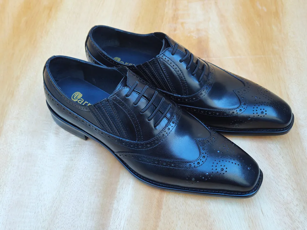 Wingtip Slip-on Dress Shoes