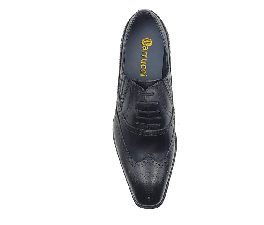 Wingtip Slip-on Dress Shoes