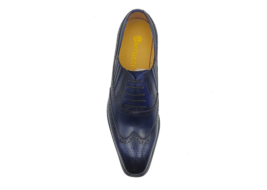 Wingtip Slip-on Dress Shoes