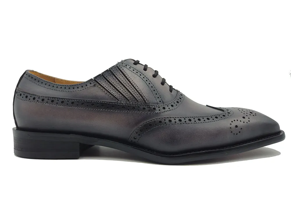 Wingtip Slip-on Dress Shoes