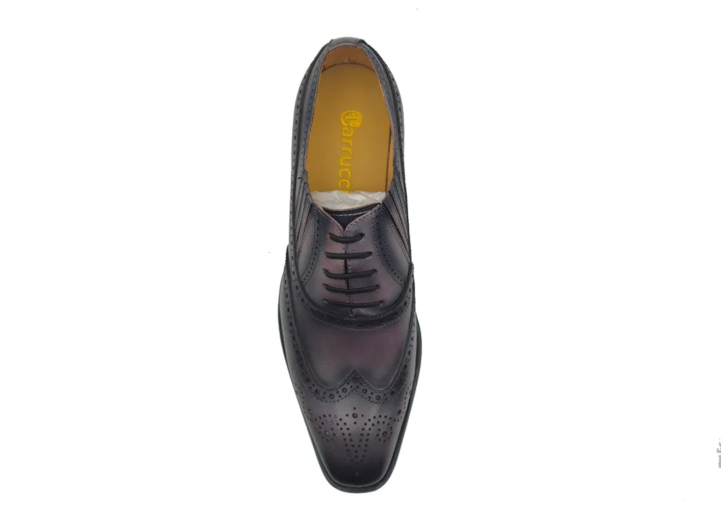 Wingtip Slip-on Dress Shoes