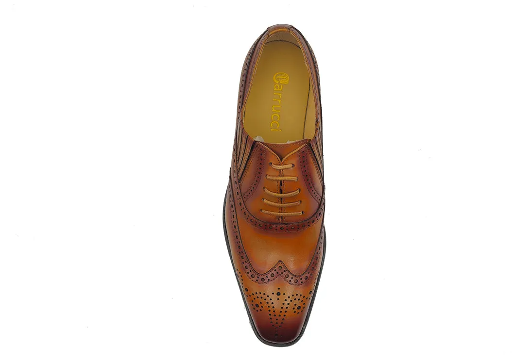 Wingtip Slip-on Dress Shoes