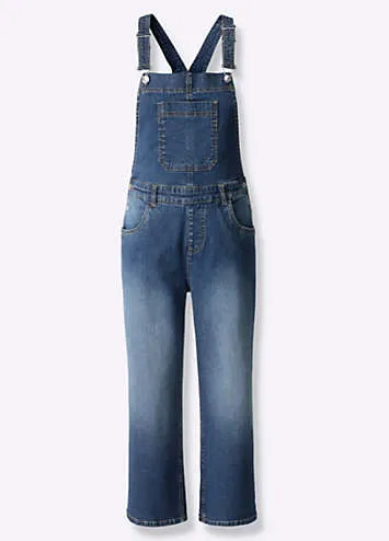 Witt Cropped Dungarees | Grattan