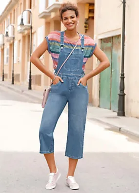 Witt Cropped Dungarees | Grattan