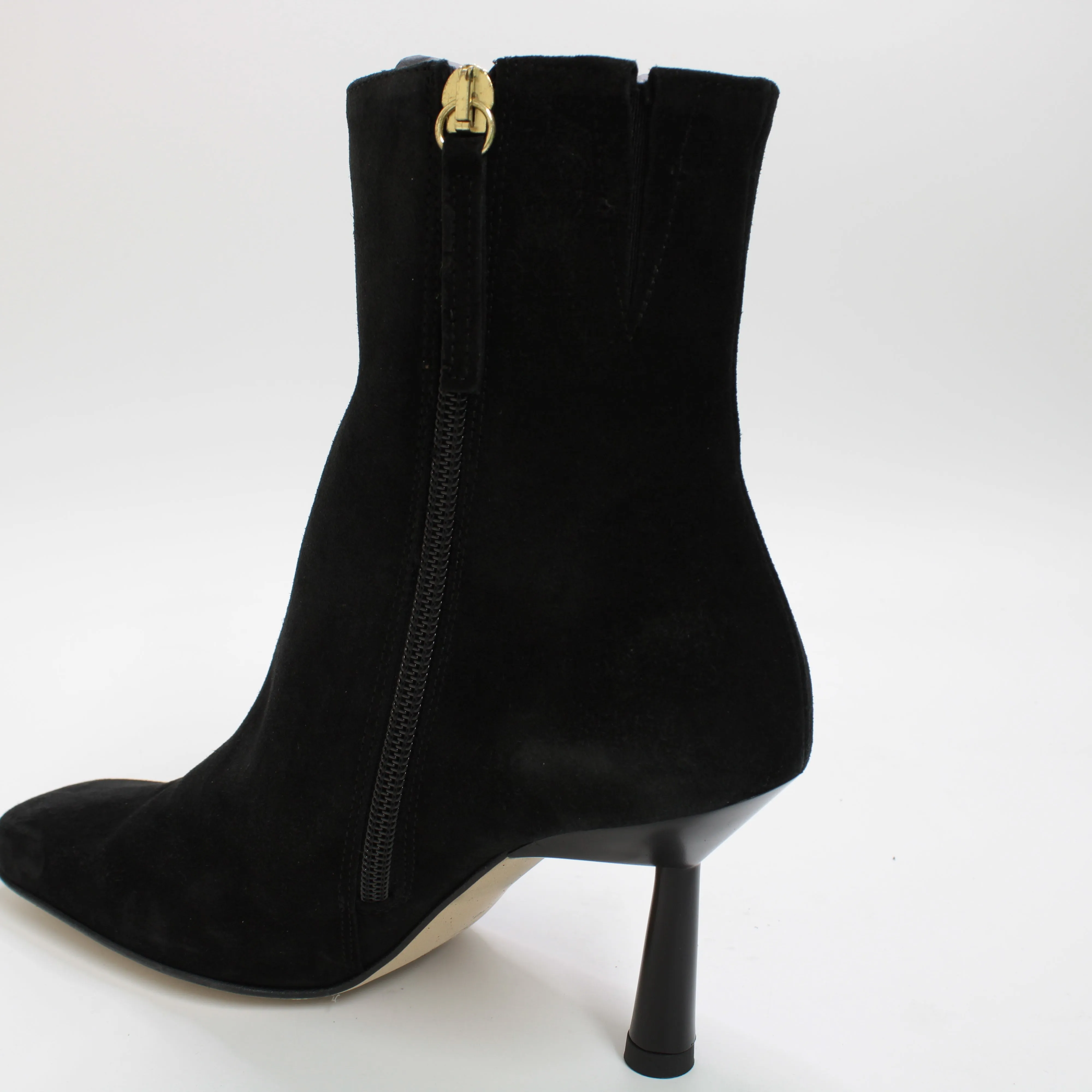 Womens Alohas Frappe Black Stiletto Ankle Boots