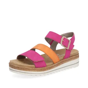 Women's Remonte Pink Multi Sandal D0Q55